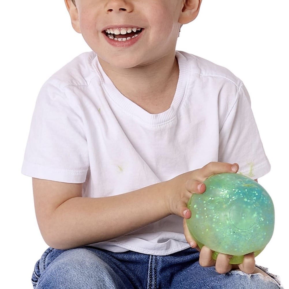 Big Blob Two-Tone Glitter Squishy Ball Two’s Company Squishy