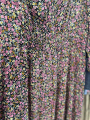 Black Petit Fleur Dress Pine Apparel Dress