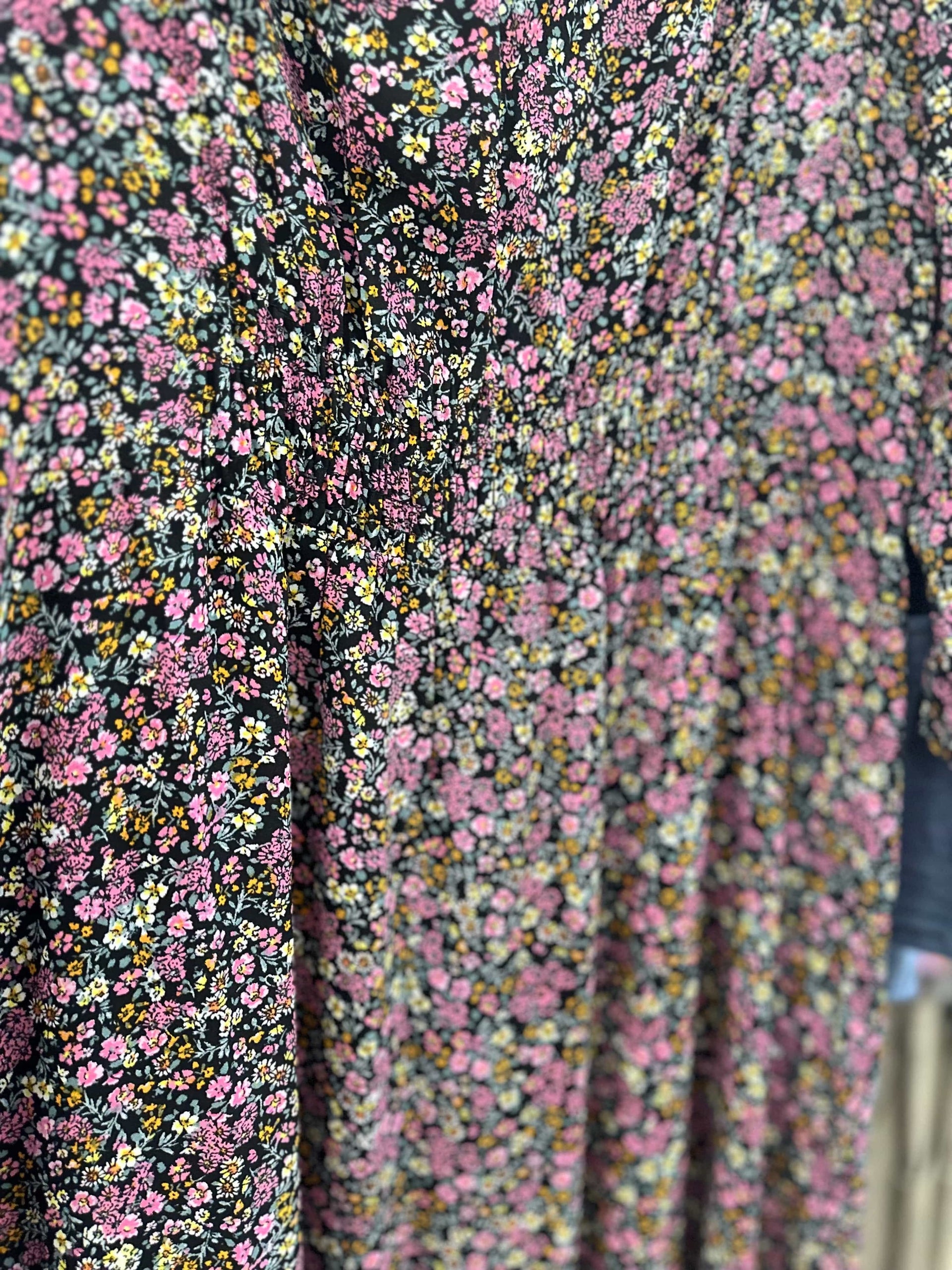 Black Petit Fleur Dress Pine Apparel Dress