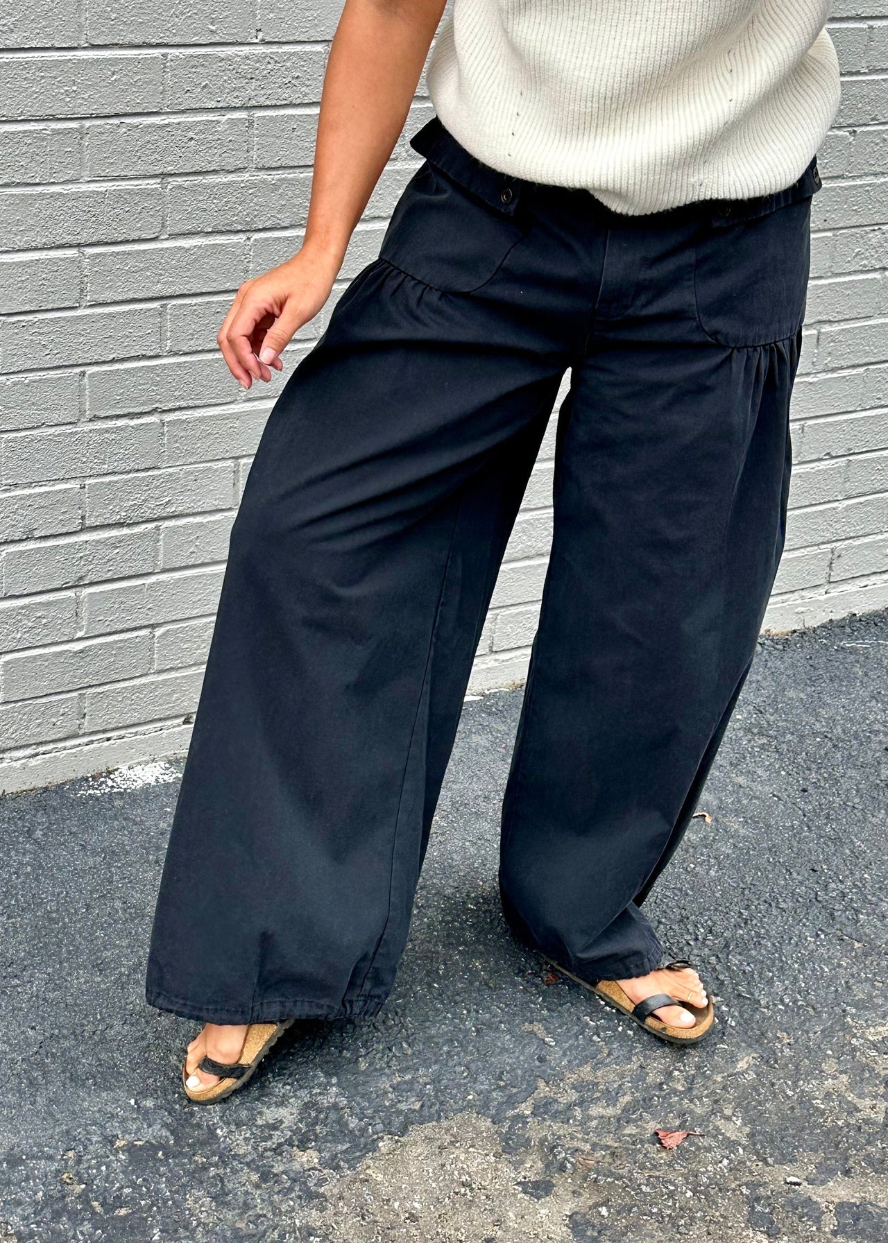 Black Twill Pant Entro Pants