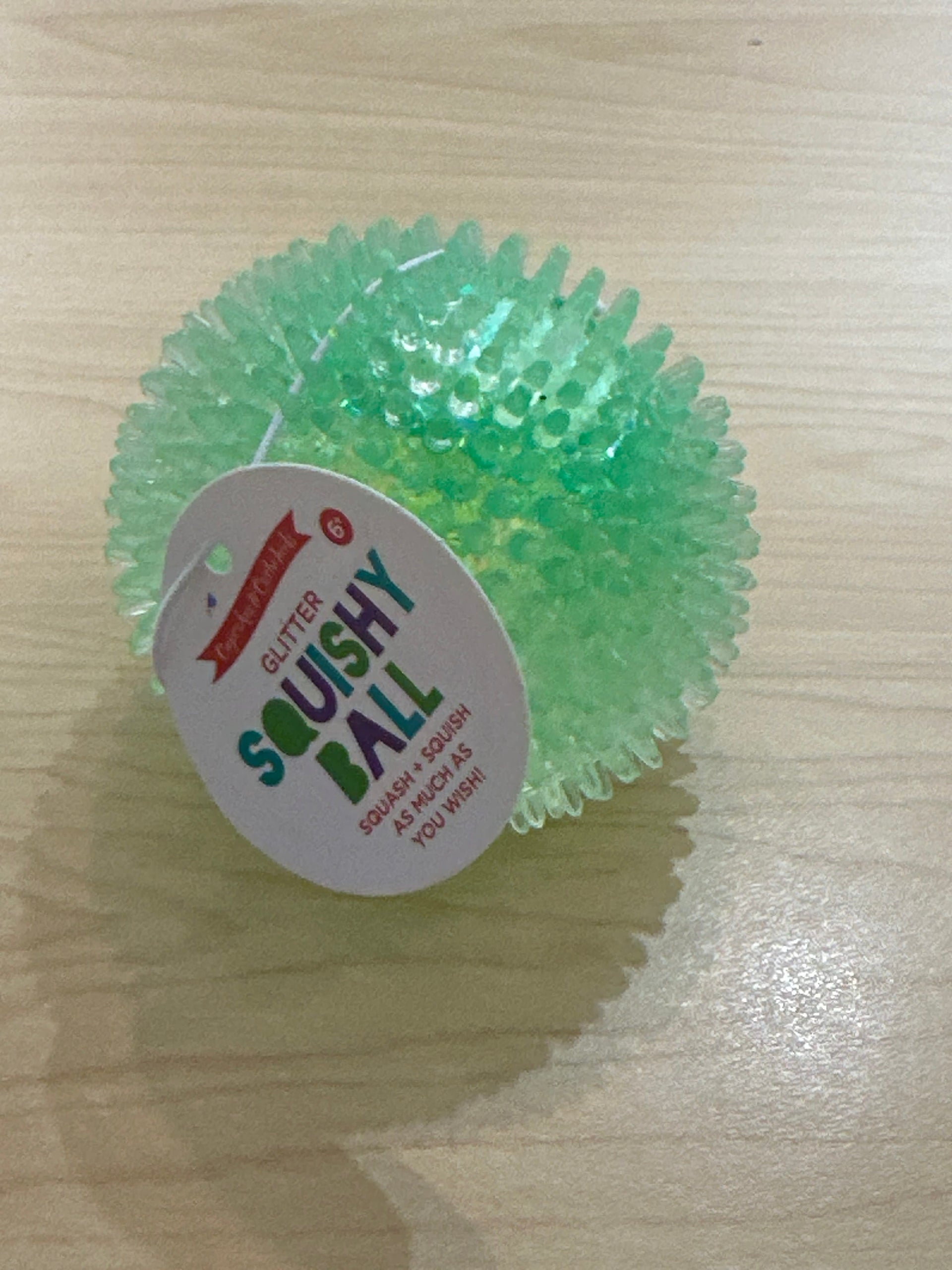 Blob Bauble Glitter Squishy Ball Two’s Company fidget Green