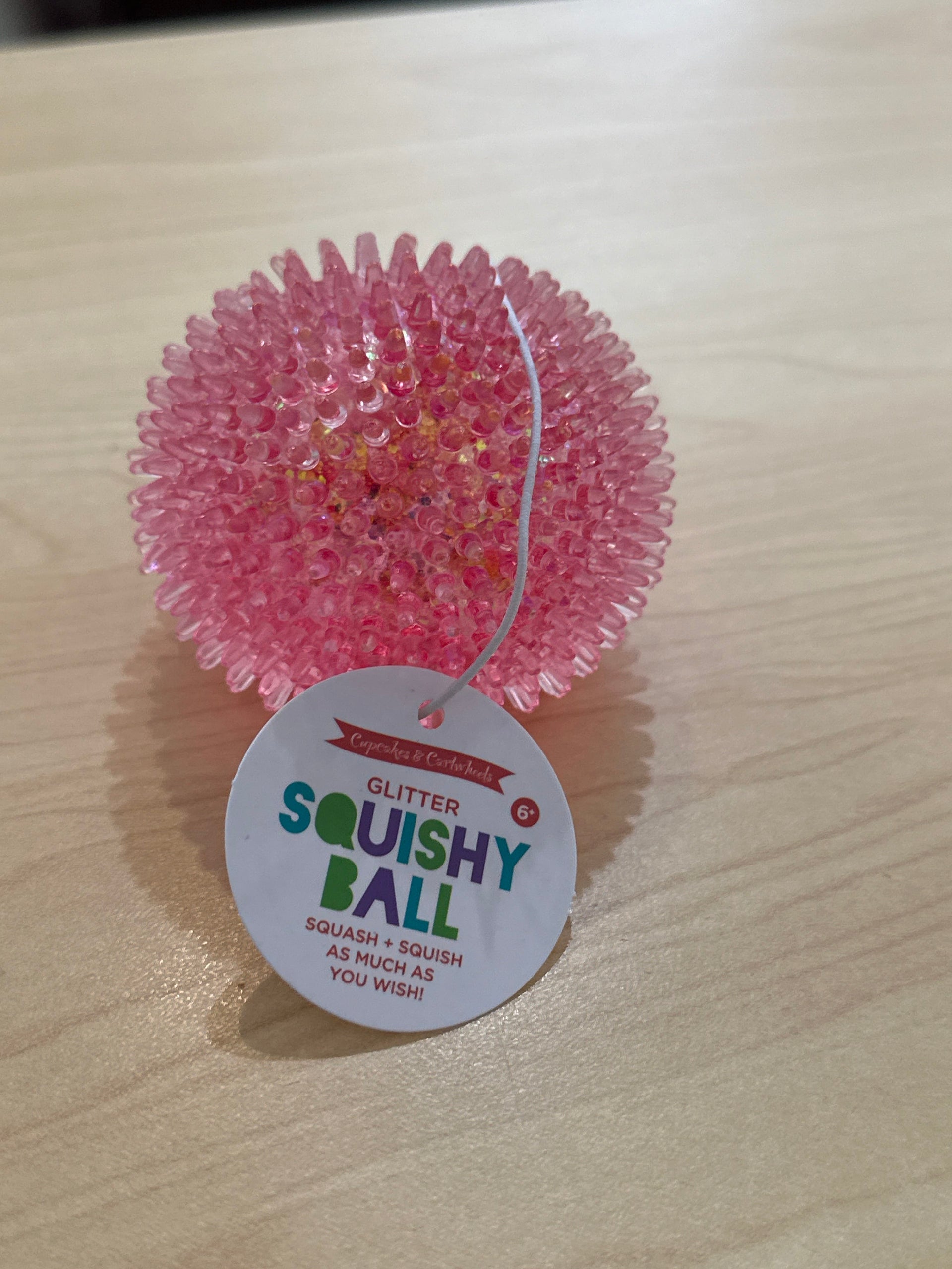 Blob Bauble Glitter Squishy Ball Two’s Company fidget Red