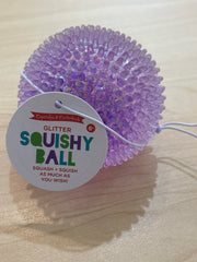 Blob Bauble Glitter Squishy Ball Two’s Company fidget Purple