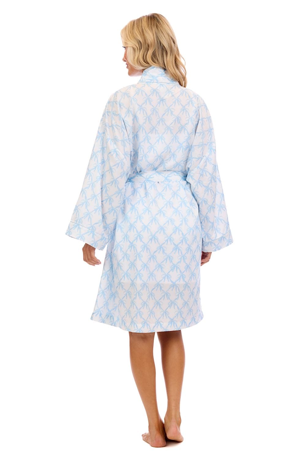Blue Bow Robe Mud Pie Robe