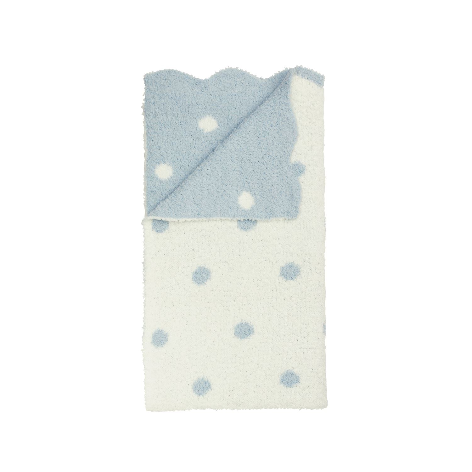 Blue Dot Chenille Blanket Mud Pie Baby & Toddler