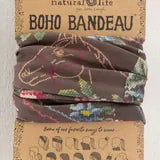Boho Bandeau, Bouquet Chocolate Natural Life Hair Accessory