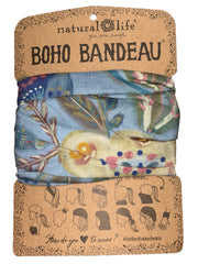Boho Bandeau Mandala Folk Garden Natural Life Hair Accessory