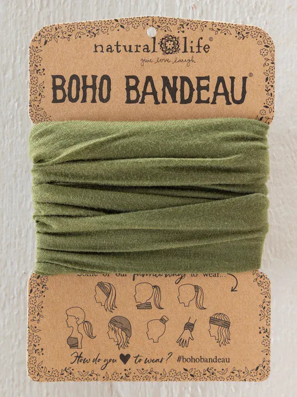 Boho Bandeau, Olive Natural Life Hair Accessory