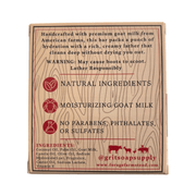 Buckshot Goat Milk Bar Soap Forage Farmstead Llc Bar Soap