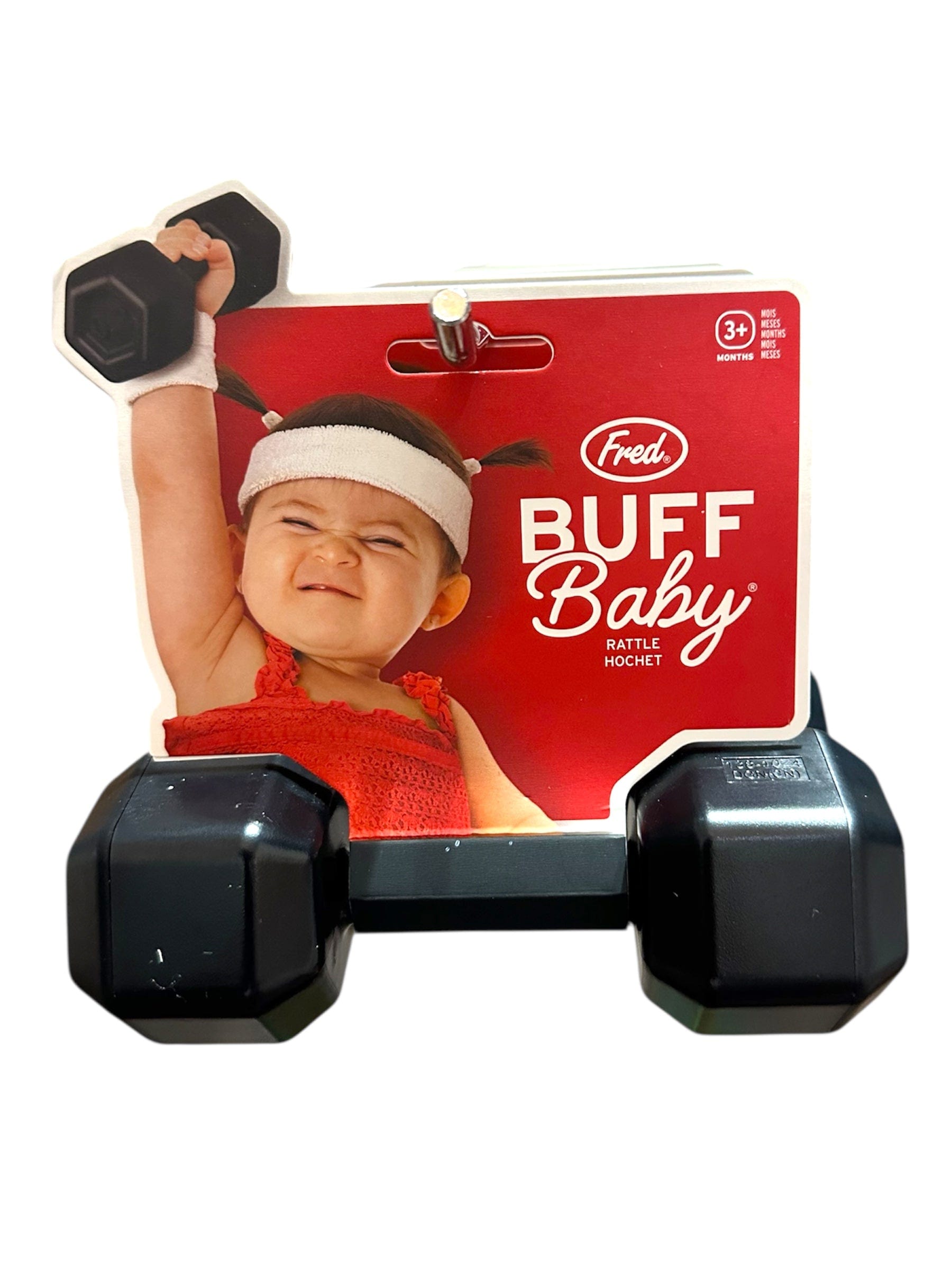 Buff Baby Dumbbell Rattle Fred & Friends Baby Rattle