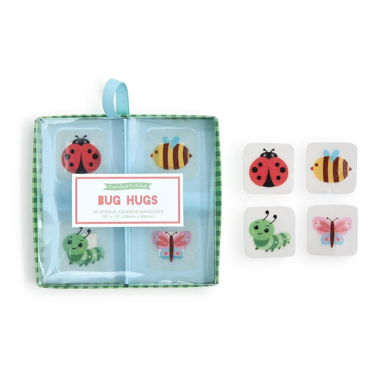 Bug Hugs 32 Pc Square Bandages in Gift Box Two's Company bandages