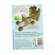 Build-Your-Own Castle Siege Catapult Kit, Wood House of Marbles