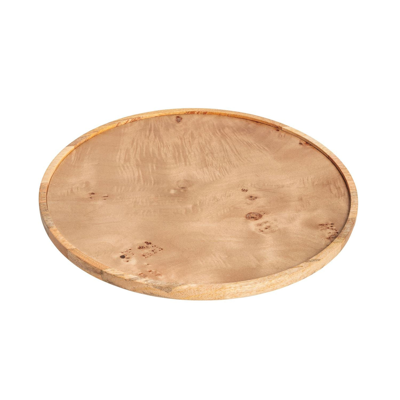 Burlwood Lazy Susan Mud Pie Serveware