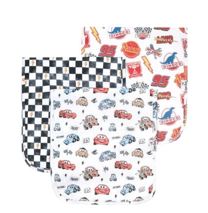 Burp Set by Copper Pearl | Disney Pixar Cars Carolina Baby aco Burp Cloths