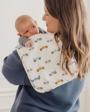 Burp Set by Copper Pearl | Speedster Carolina Baby aco Burp Cloths