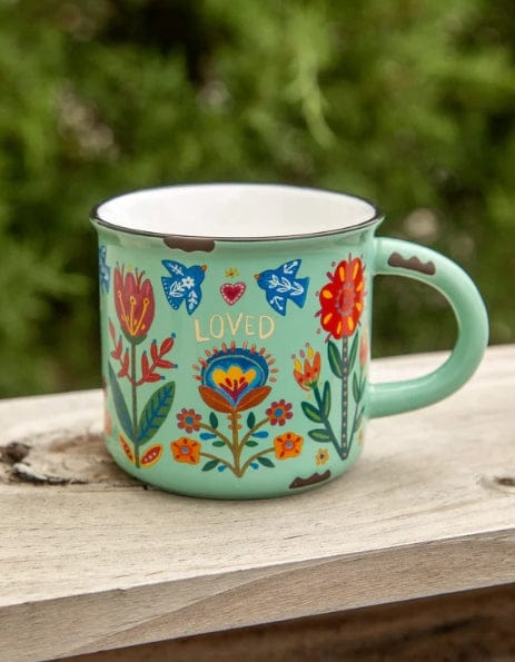 Camp Mug - "Loved" Natural Life Mug
