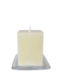 Thumbnail for Candles LED Square Pillar With Stand | 3 sizes Ganz Candle 4