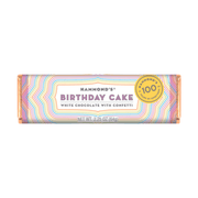 Candy Bar Birthday Cake in White Hammonds Candies candy