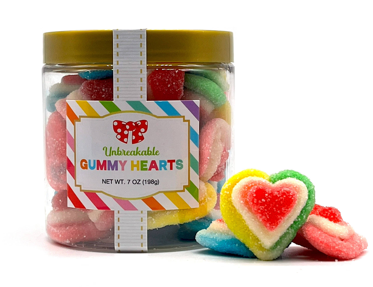 Candy Sugar Stacks - Everyday Triple Gummy Hearts Oh, Sugar!