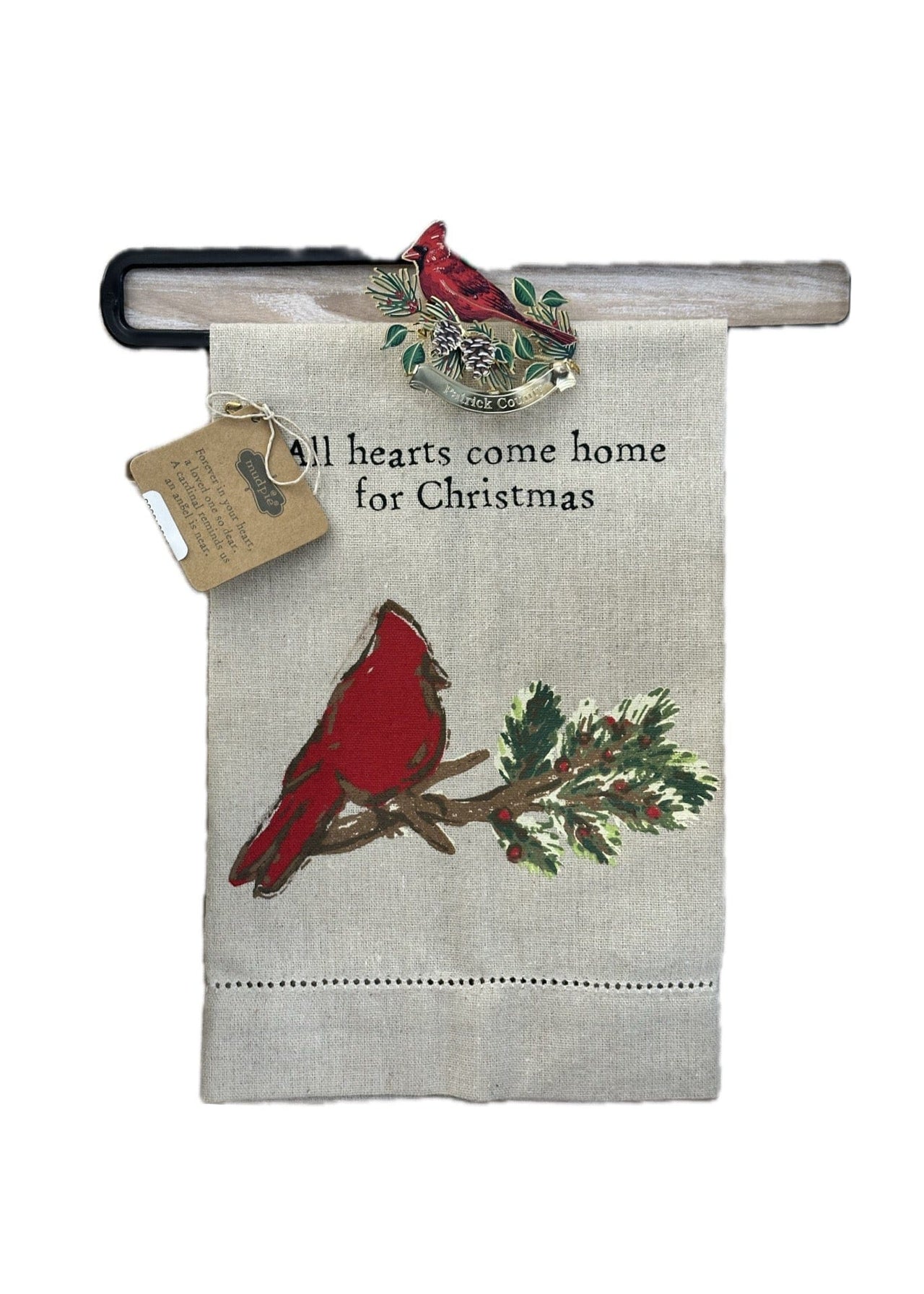 Cardinal Hand Towel Mud Pie TEA TOWEL