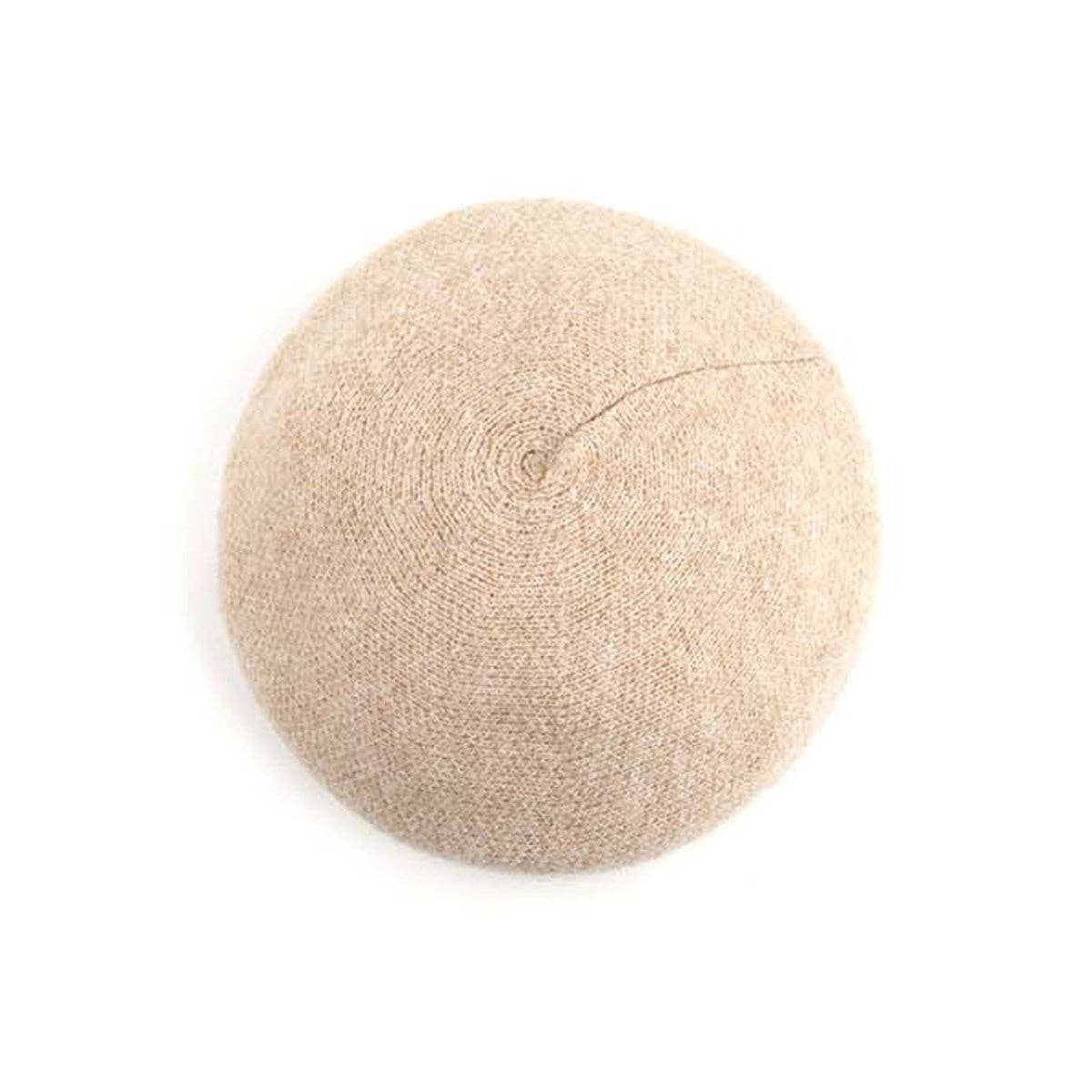 CC Wool All-Weather Adjustable Beret ( BR-05 ): Beige Truly Contagious