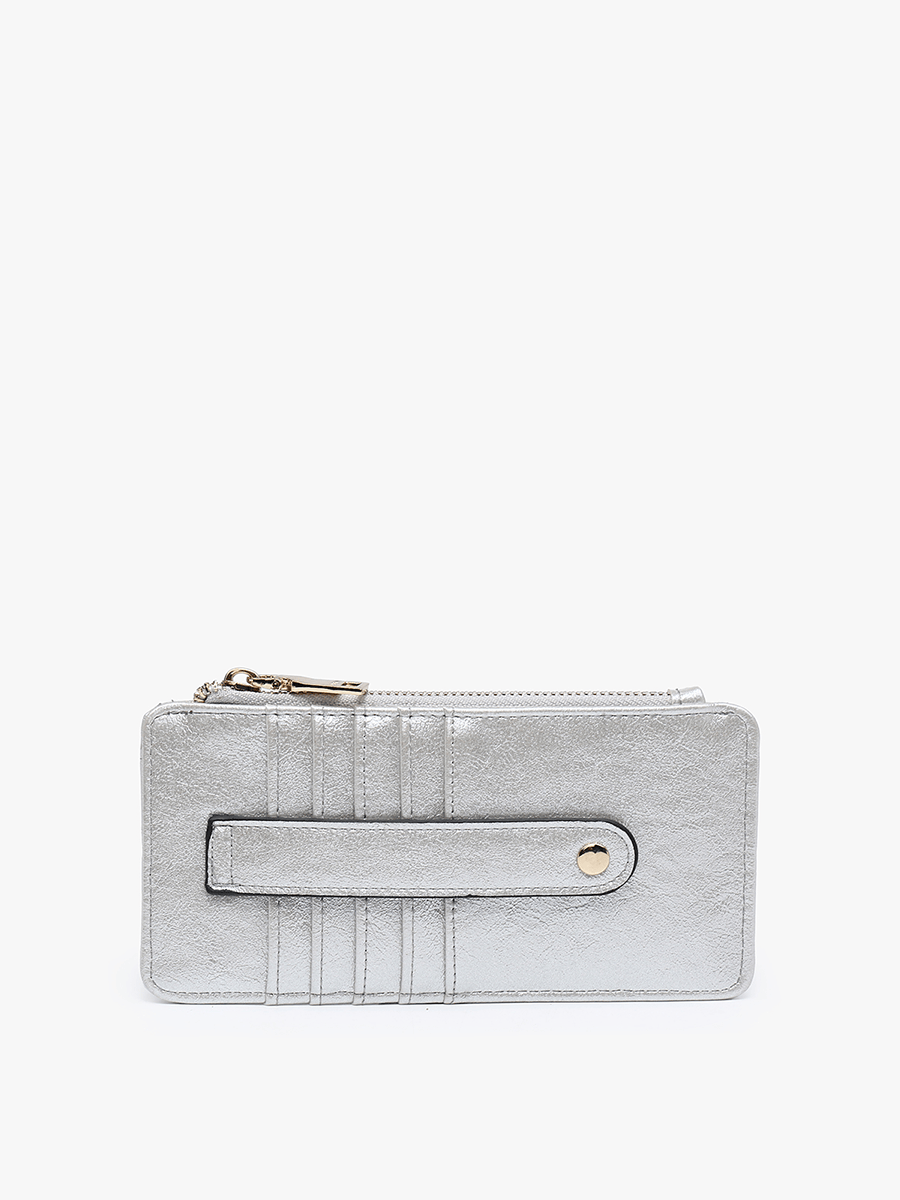 WL1889 Saige Slim Card Holder Women's Wallet: Pearl Jen & Co.