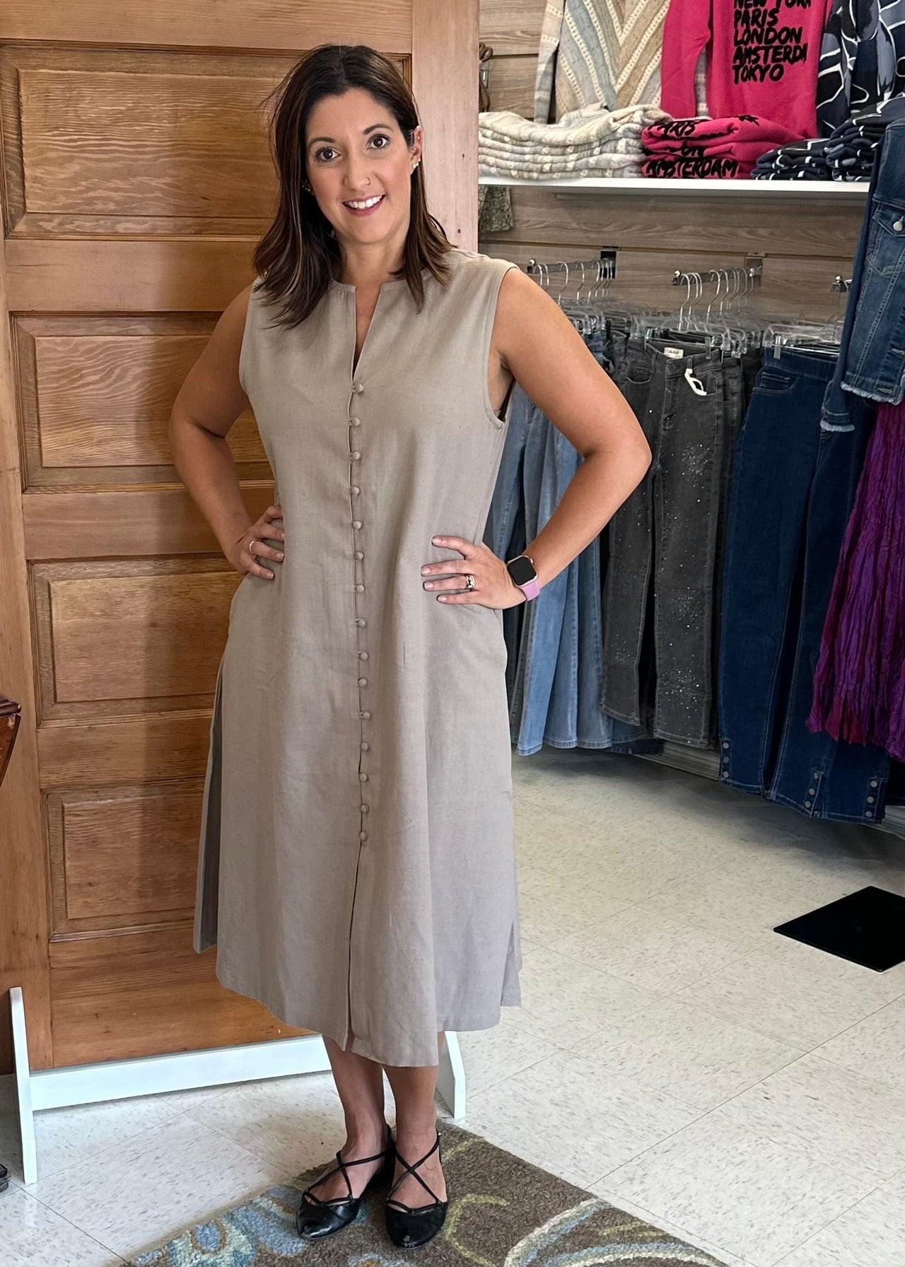 Cecily Dress with Pockets K & K Interiors Dress