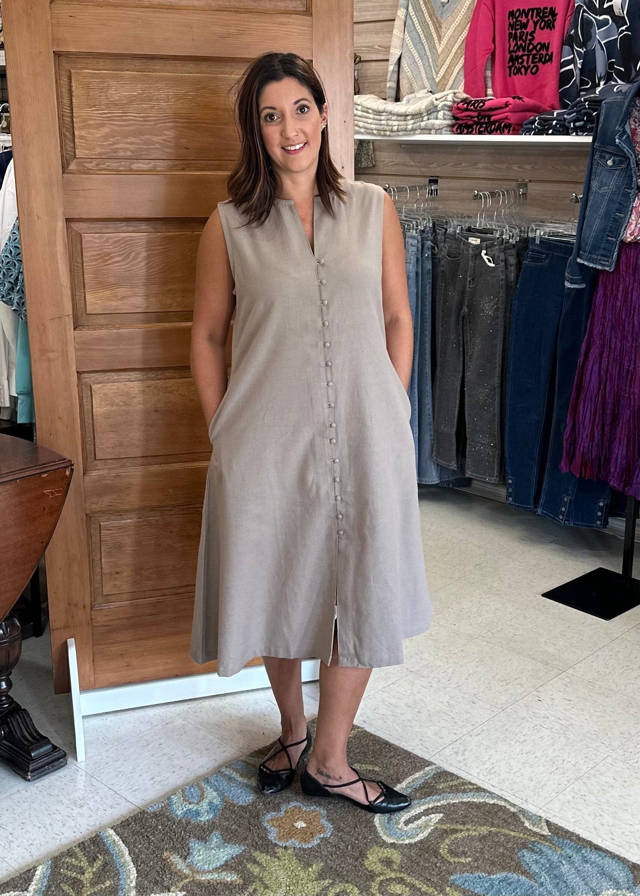 Cecily Dress with Pockets K & K Interiors Dress