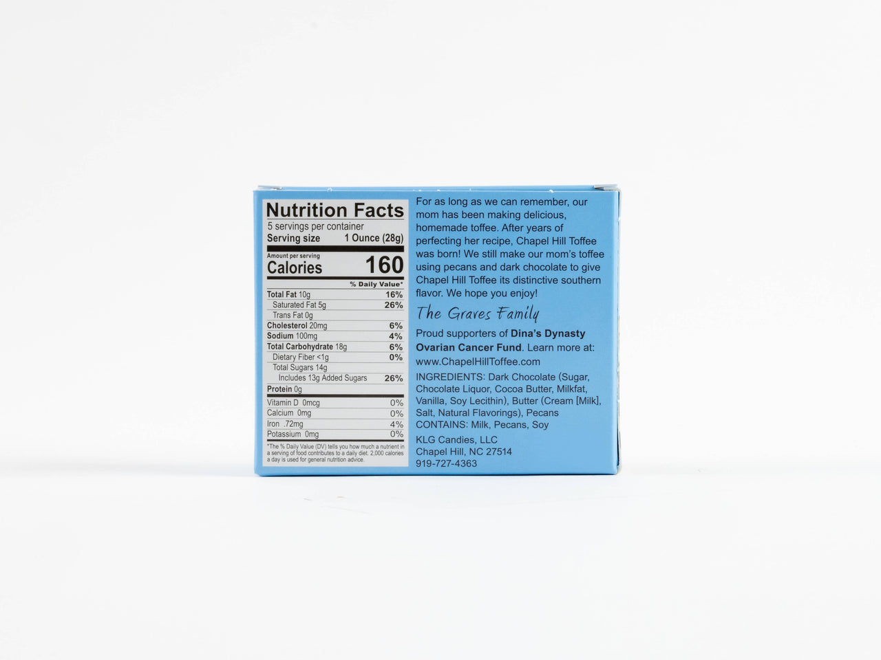 Chapel Hill Toffee - 5 oz Chapel Hill Toffee