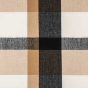 Chateau Hooded Wrap One Size Ganz Cape White Black Plaid