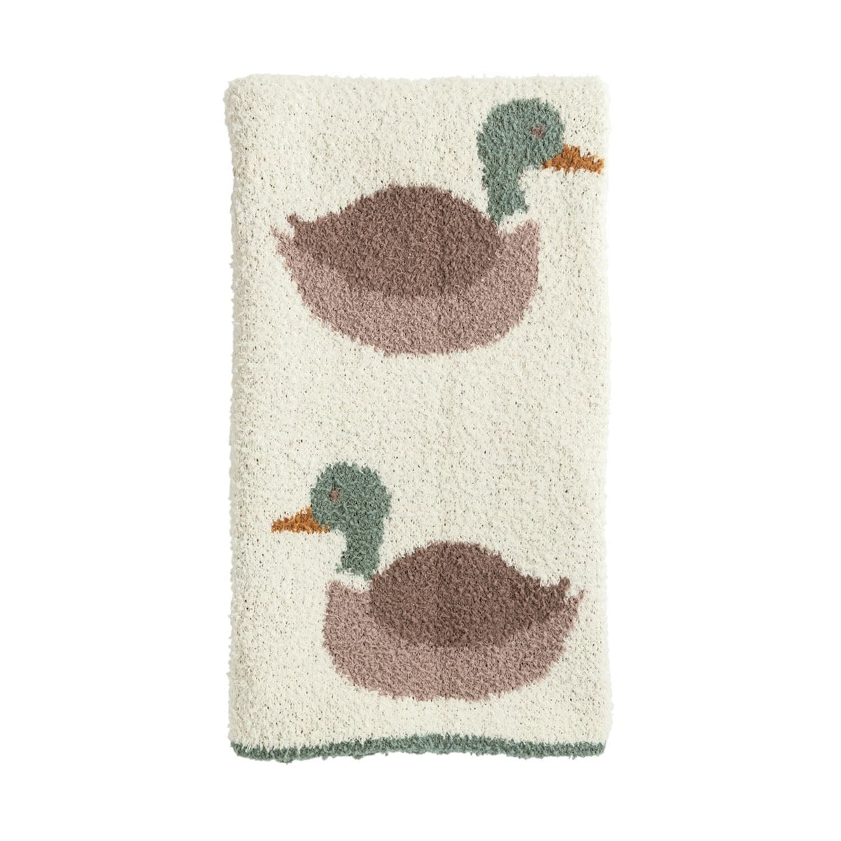 Chenille Blanket Mallard Duck Mud Pie Blanket