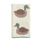 Chenille Blanket Mallard Duck Mud Pie Blanket