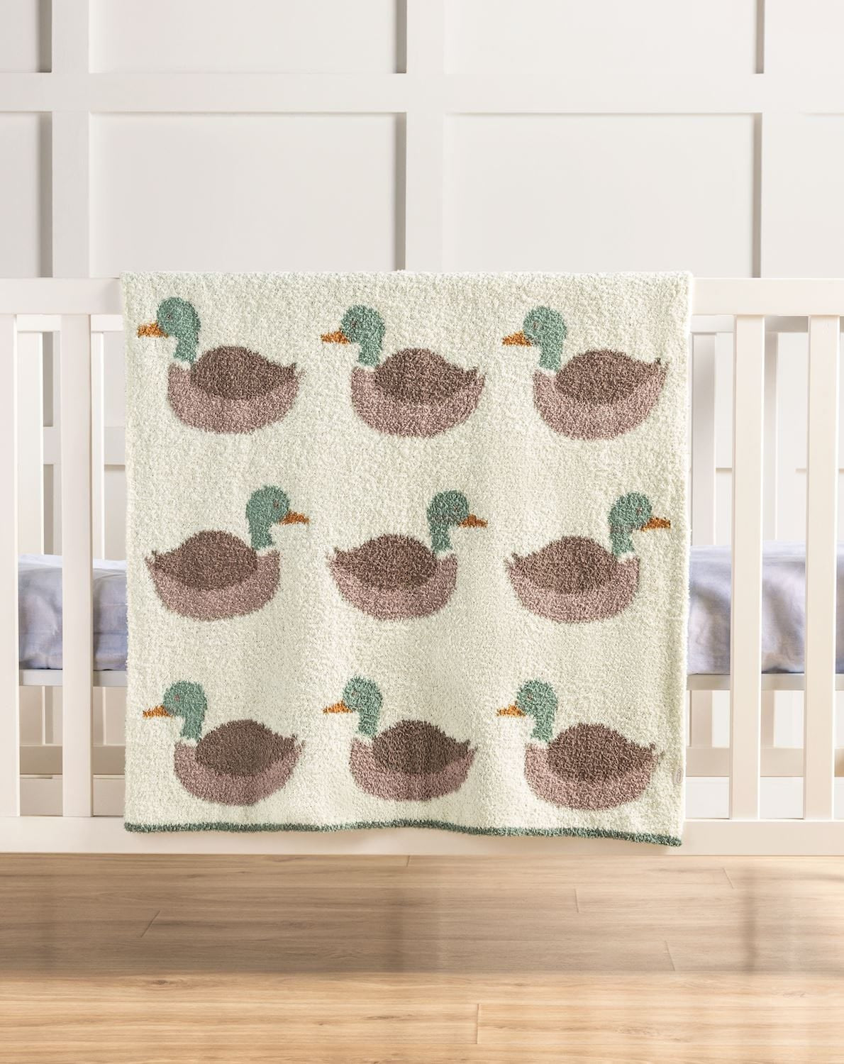 Chenille Blanket Mallard Duck Mud Pie Blanket