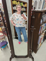 Chicken Shirt On the Run Catherine Lillywhite Casual Top