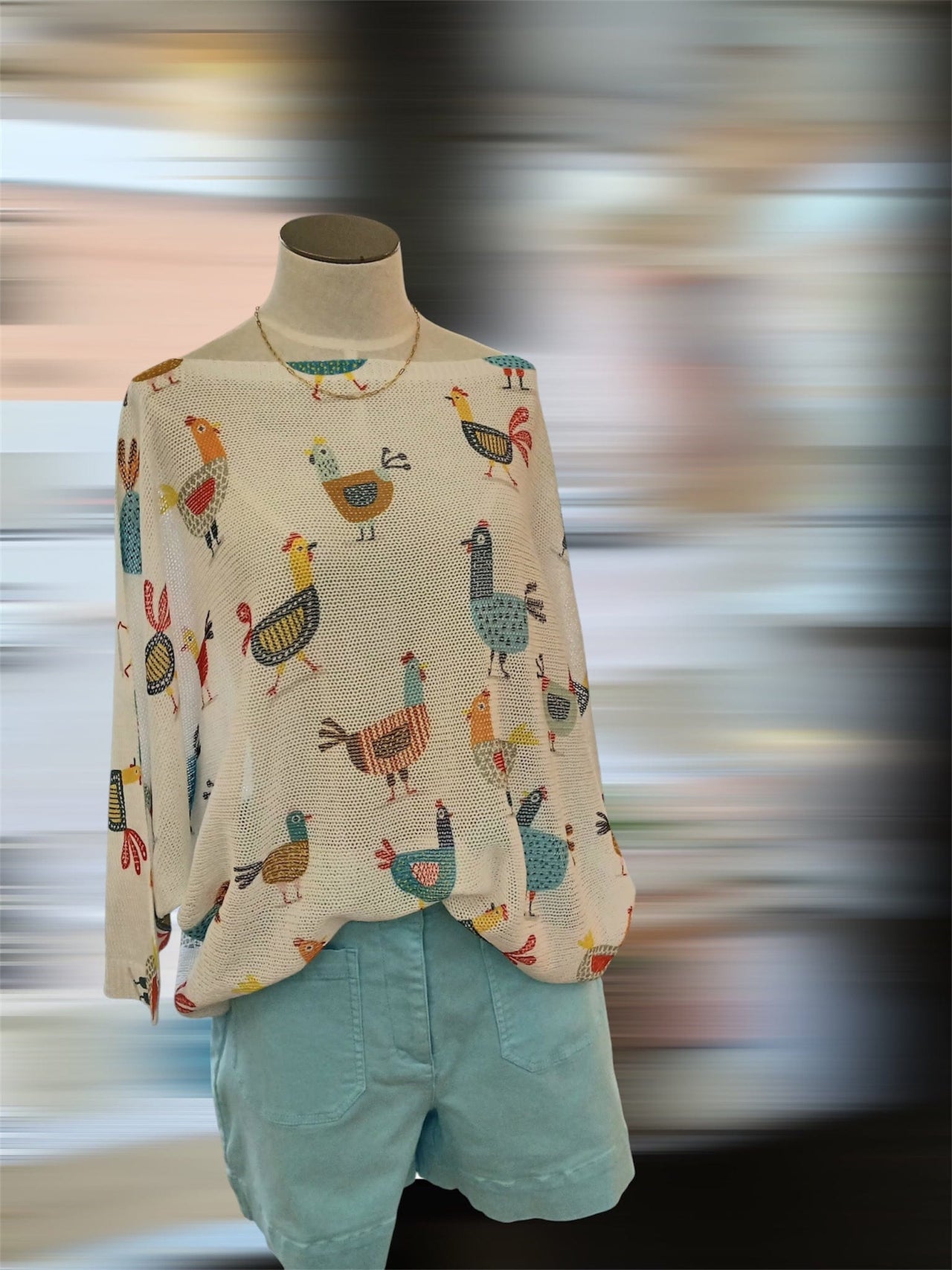Chicken Shirt On the Run Catherine Lillywhite Casual Top