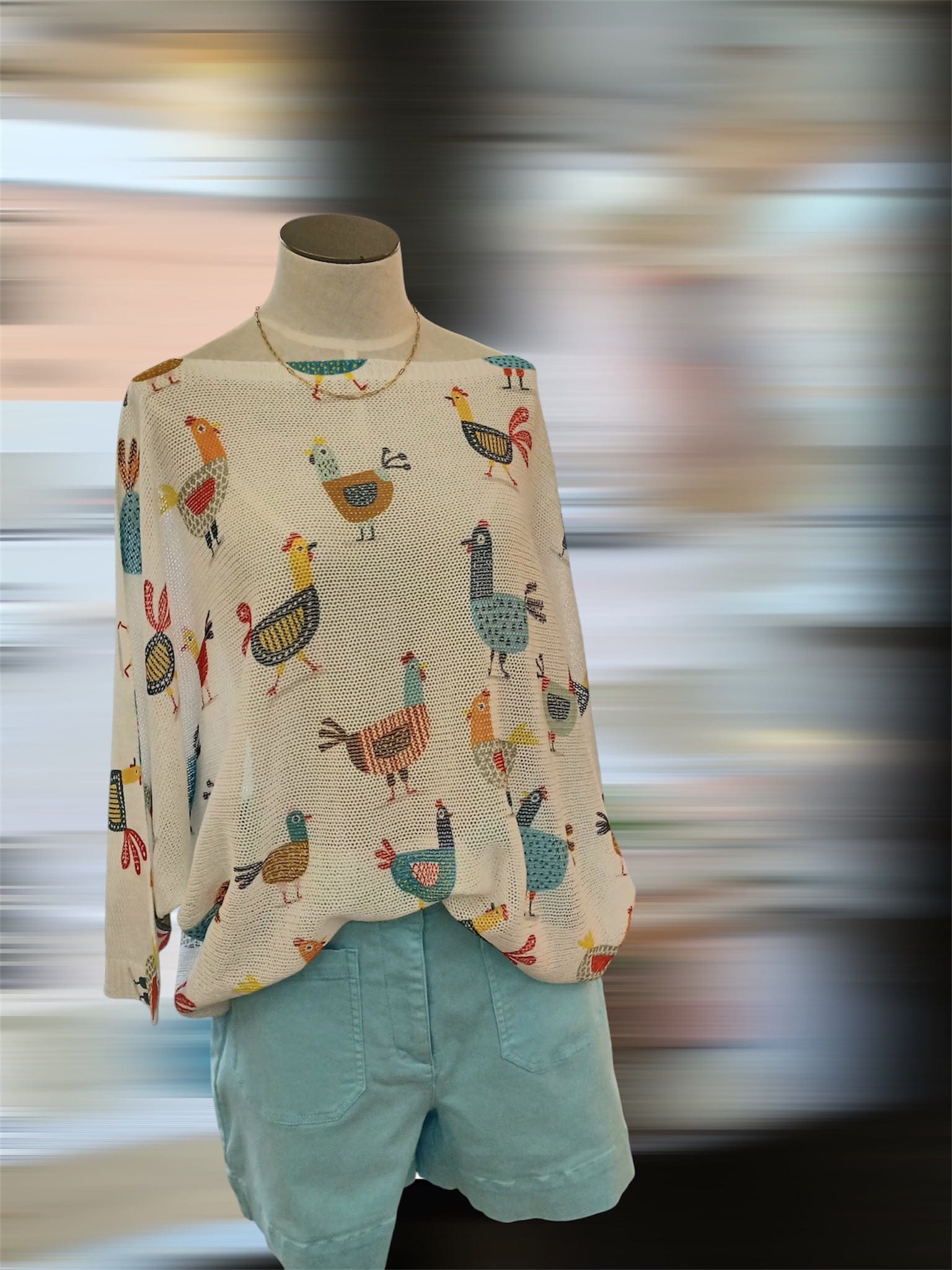 Chicken Shirt On the Run Catherine Lillywhite Casual Top