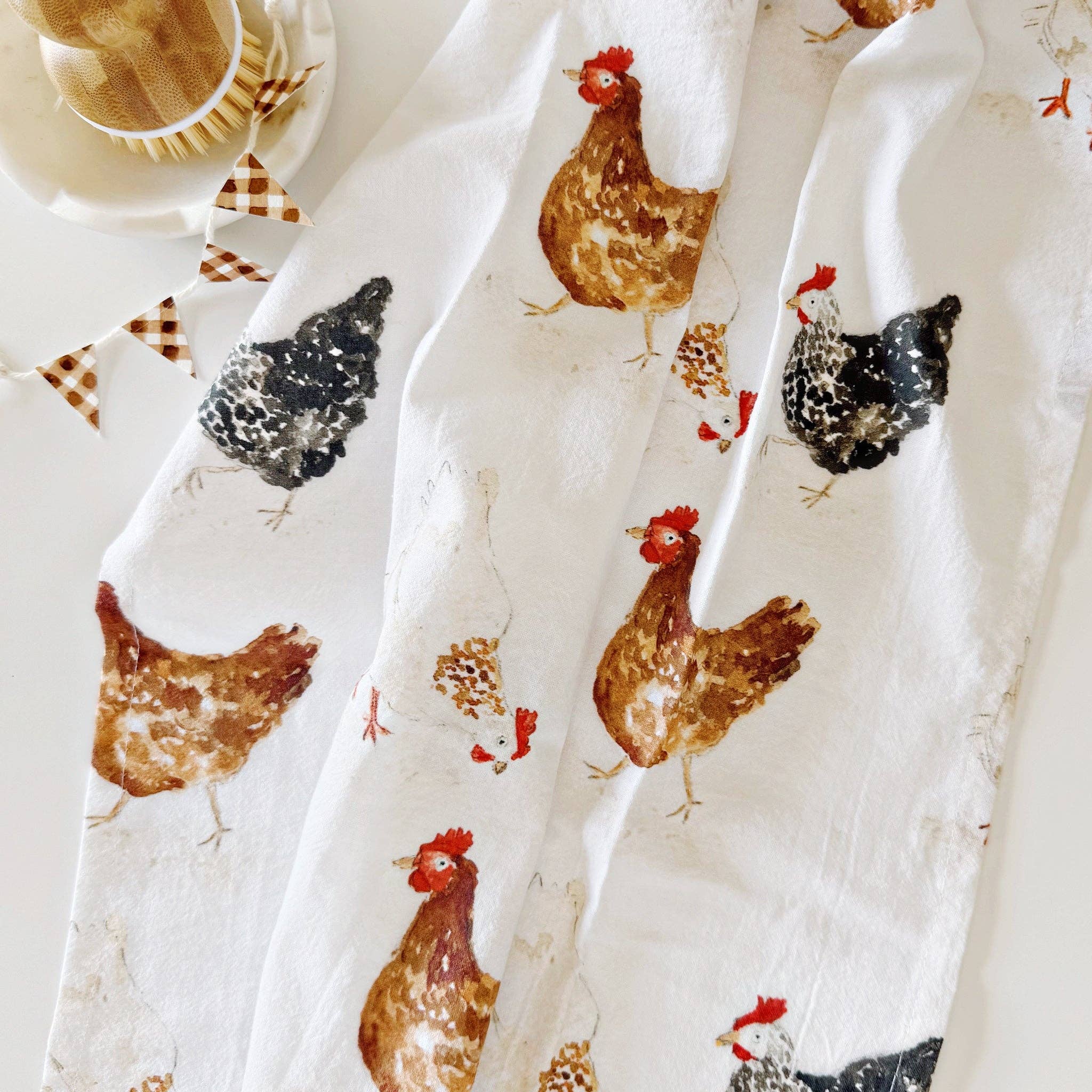 mattie-bs.com Chickens Tea Towel - Thumbnail 3