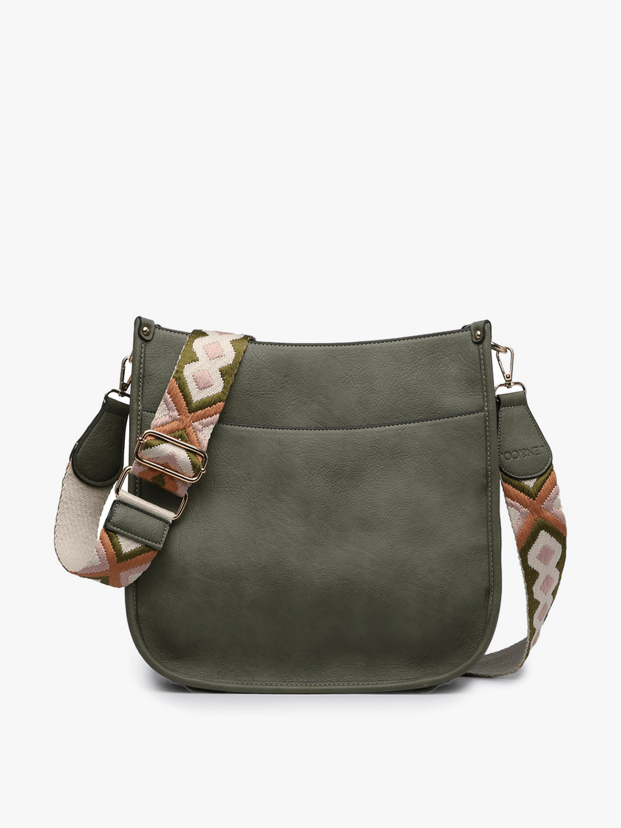 Chloe Crossbody with Guitar Strap 3 Colors Jen & Co Olive