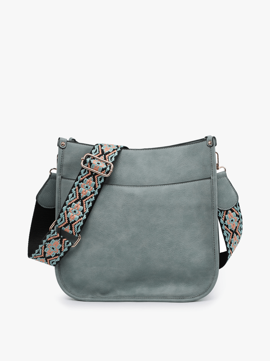 Chloe Crossbody with Guitar Strap 3 Colors Jen & Co Teal