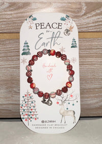 Thumbnail for Christmas Day Peace on Earth Bracelet Jilzarah Accessories