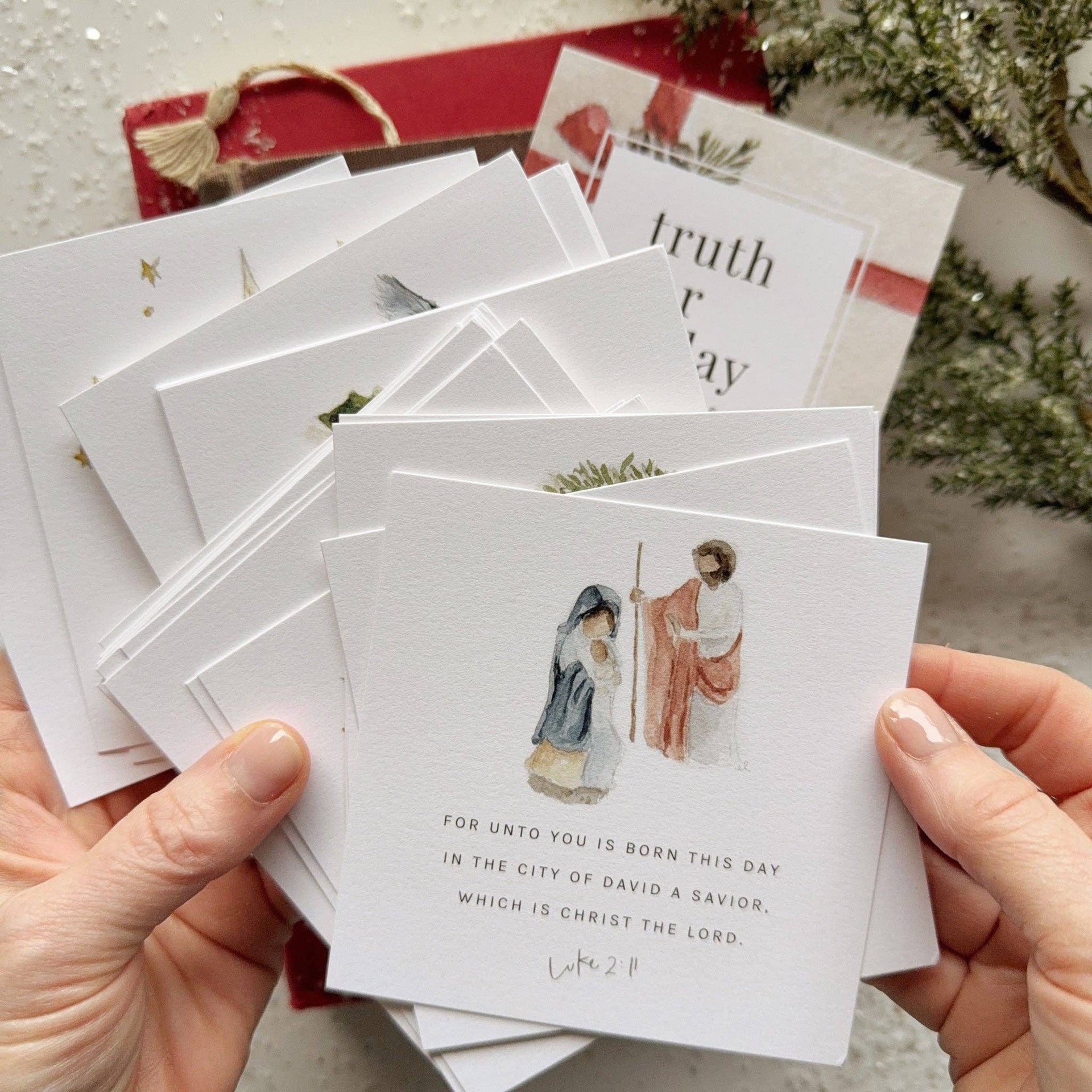 Christmas gift truth for today cards emily lex studio