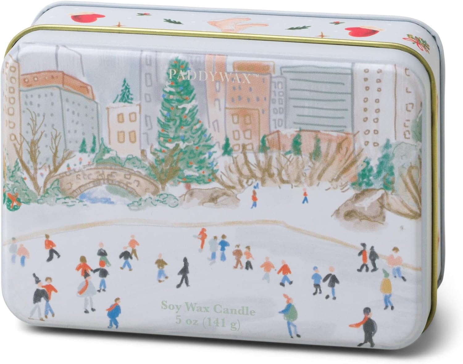 Christmas Tin Candle - Ice Skaters Paddywax Candle