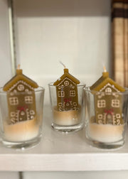 Christmas Votives by Mud Pie Mud Pie Candle Gingerbread