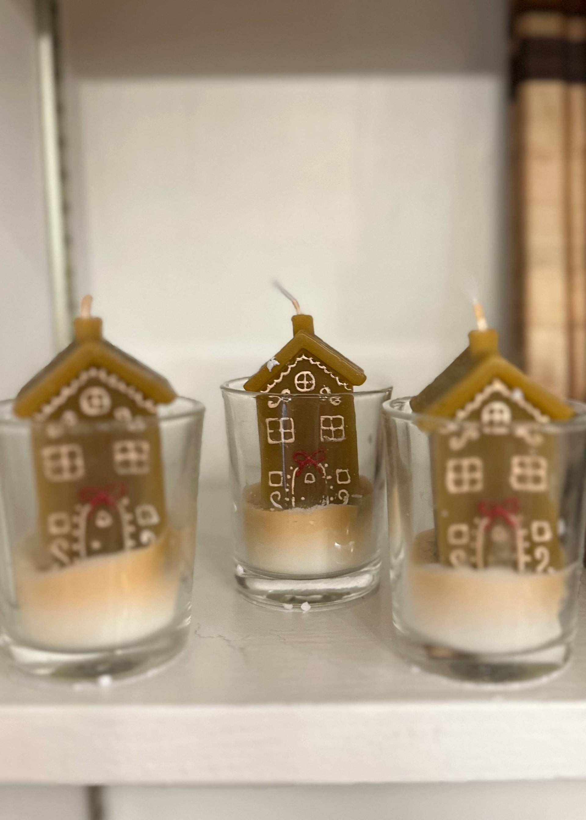 Christmas Votives by Mud Pie Mud Pie Candle Gingerbread