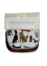 Thumbnail for Classic Bib Cotton Muslin by Little Unicorn Little Unicorn Bibs Woof