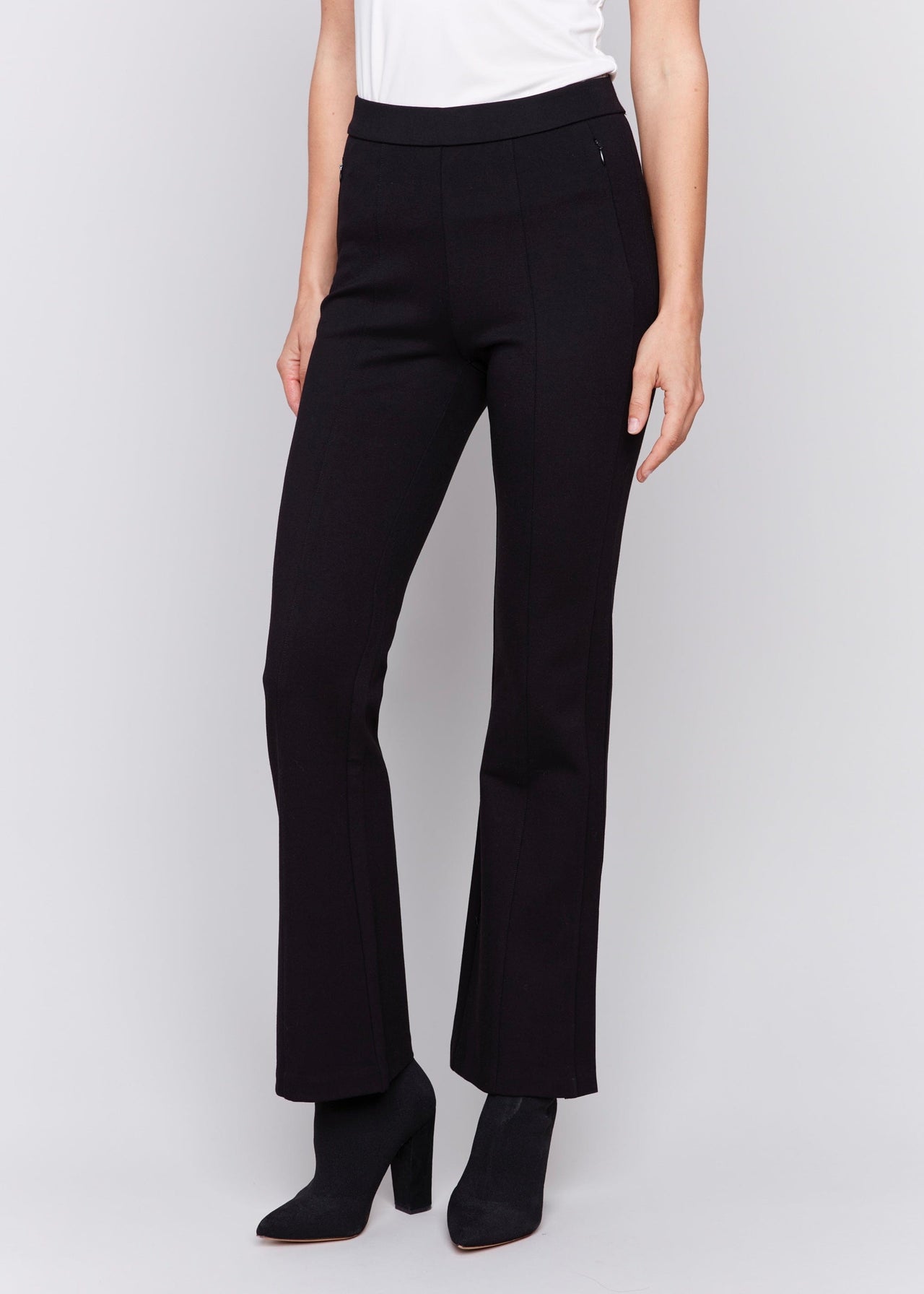 Classic Black Flare Pant Charlie B Pant