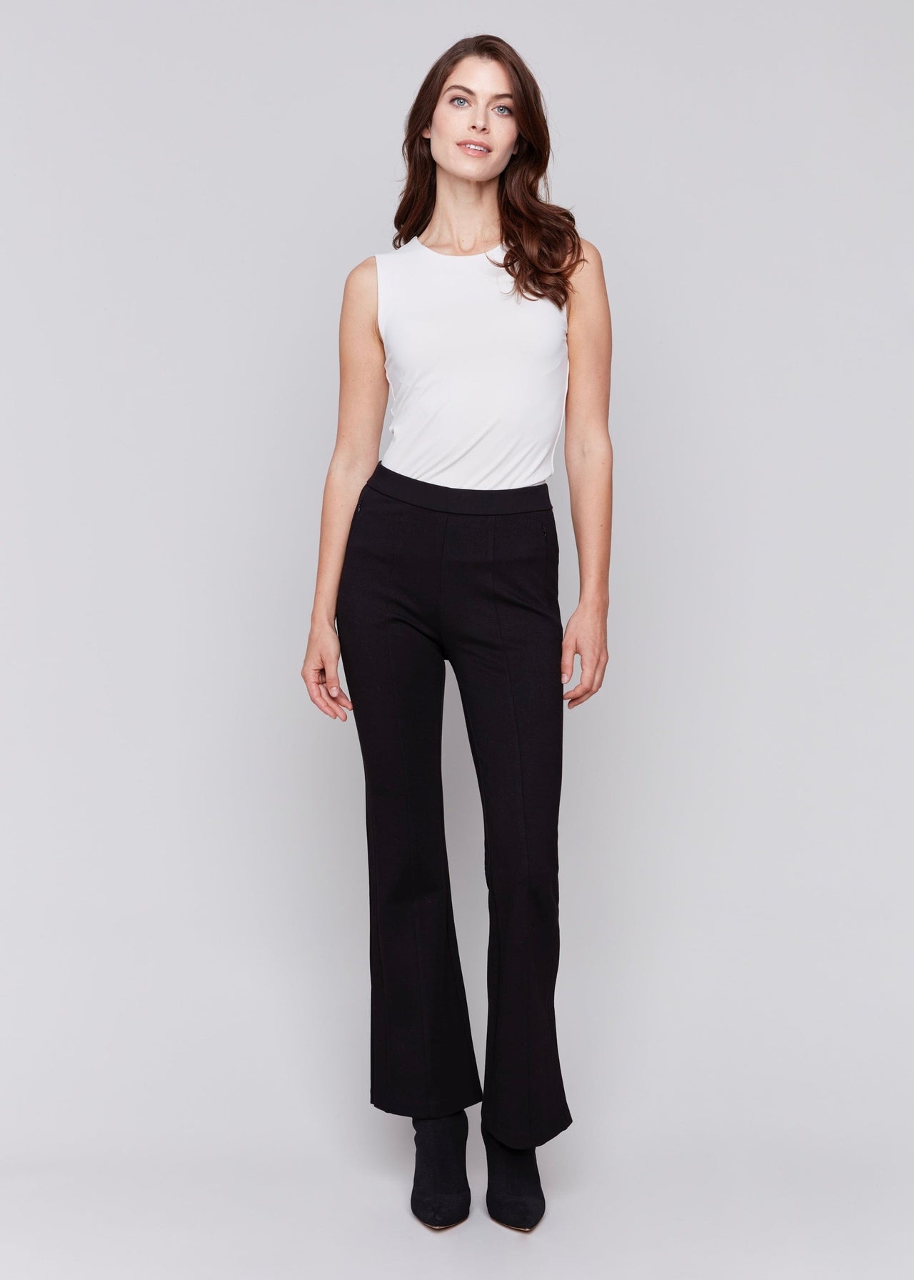 Classic Black Flare Pant Charlie B Pant