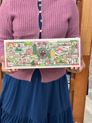 Classic Christmas Movies Map Puzzle, 12x36 in True South Puzzle Co. Puzzle