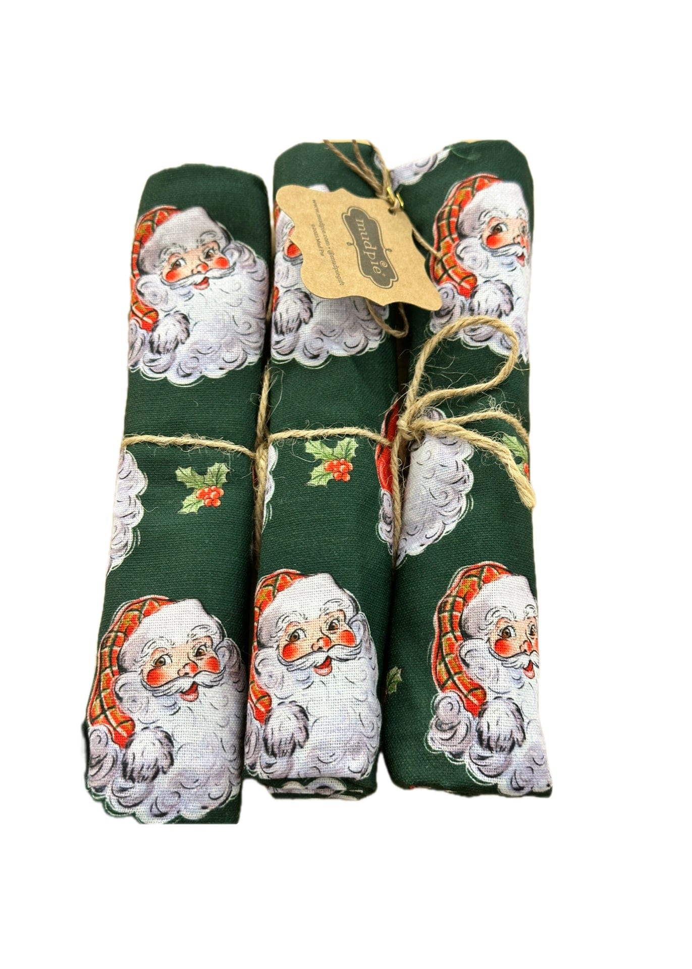 Classic Christmas Towels Mud Pie HOLIDAY Santa