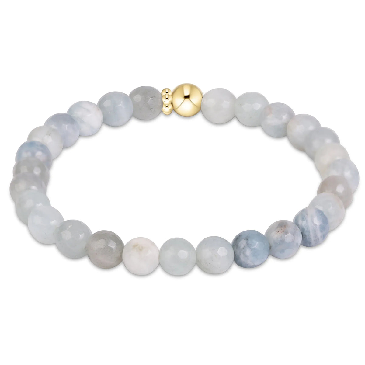 Classic Gemstone 6mm Bracelet, Aquamarine enewton design, LLC Bracelet